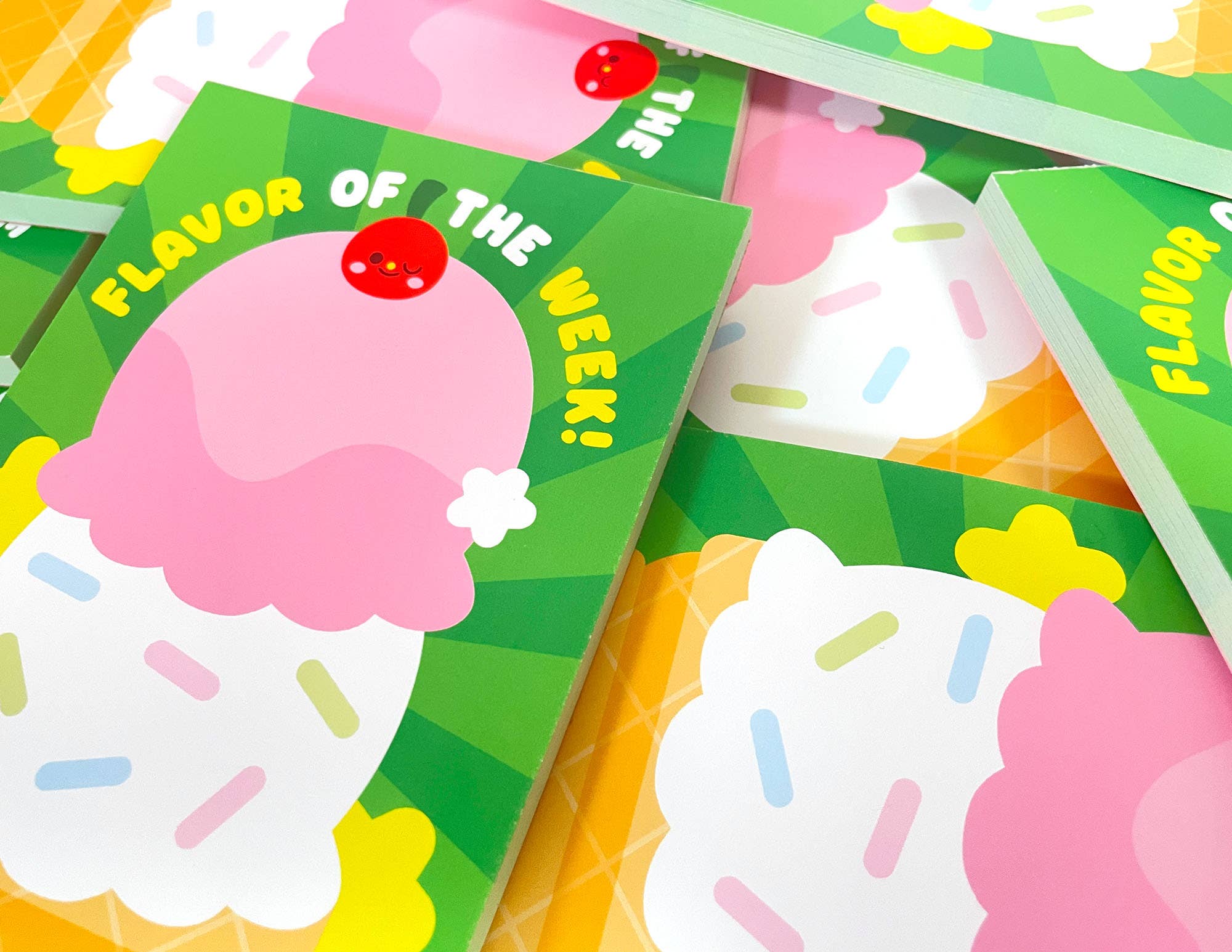 Kidnichols - Wholesale Notepad - Flavor of the Week Notepad | Ice Cream | Kawaii Stationery6