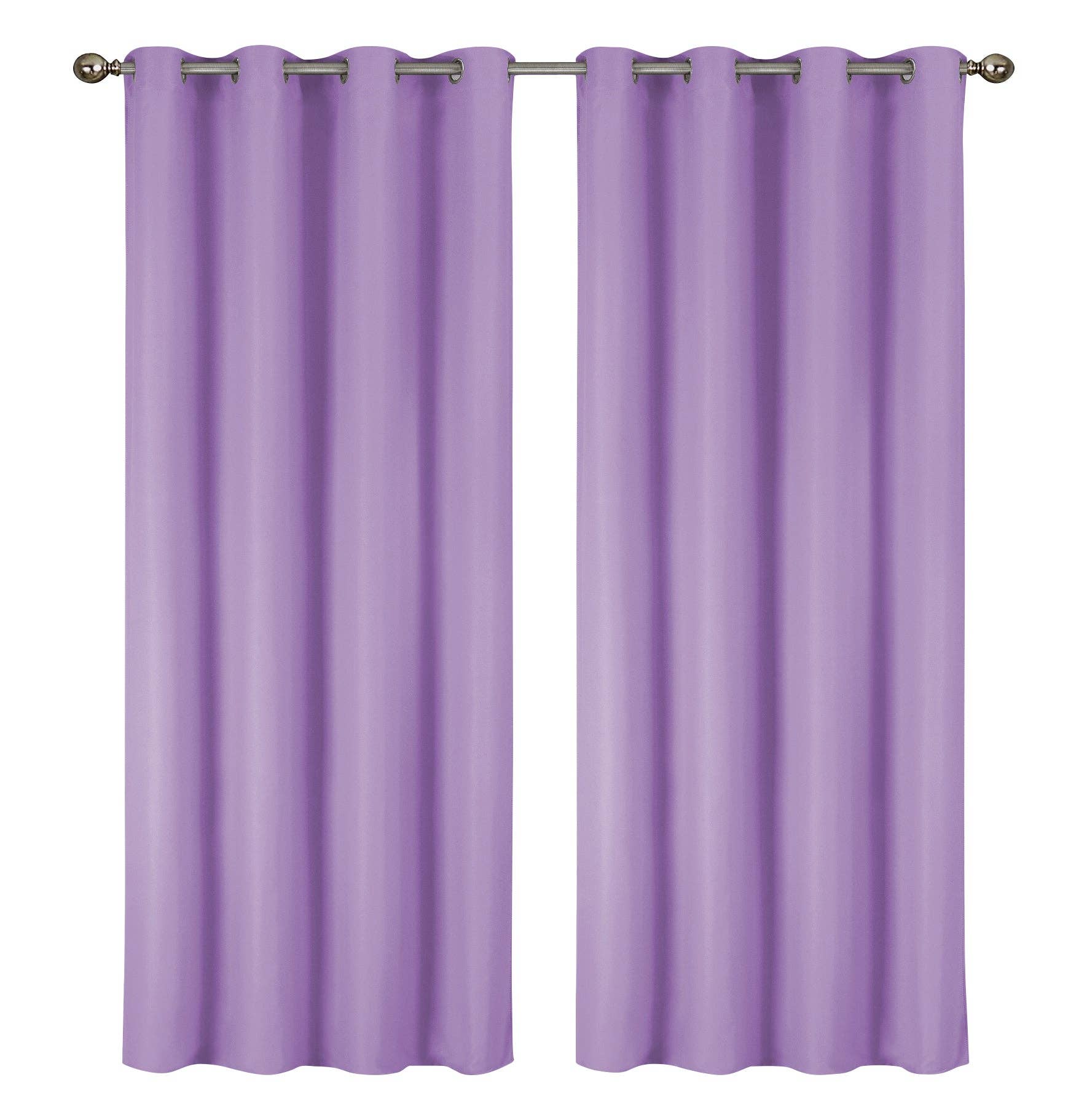 J&V TEXTILES – wholesale Curtain – 2 Pack - 55'' X 84'' Solid Thermal Blackout Panels (19 Colors)1