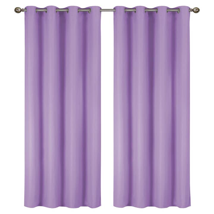 J&V TEXTILES - Wholesale Curtain - 2 Pack - 55'' X 84'' Solid Thermal Blackout Panels (19 Colors)1