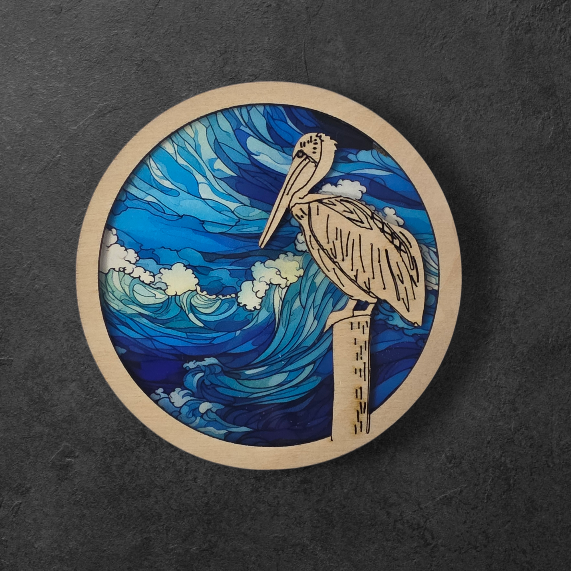 Gulf Coast Custom - Wholesale Magnet - Pelican Magnet - Coastal Themed Magnet - Name Drop Available3
