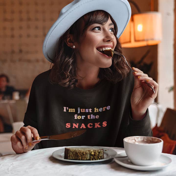 Snacks - moletom de algodão orgânico por atacado de Oat Milk Club