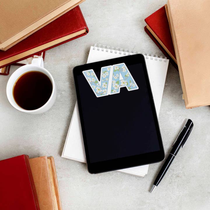 Sentinel Supply - Vente Autocollant - Autocollant Fleur d'État Cornouiller de Virginie - Joli Autocollant VA8