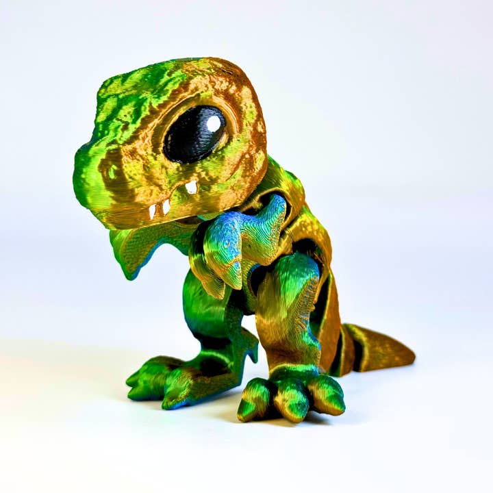 Dragon Fidgets - Wholesale Fidget Toy - Kids - Tiny T-Rex Fidget Toy, Desk Decor