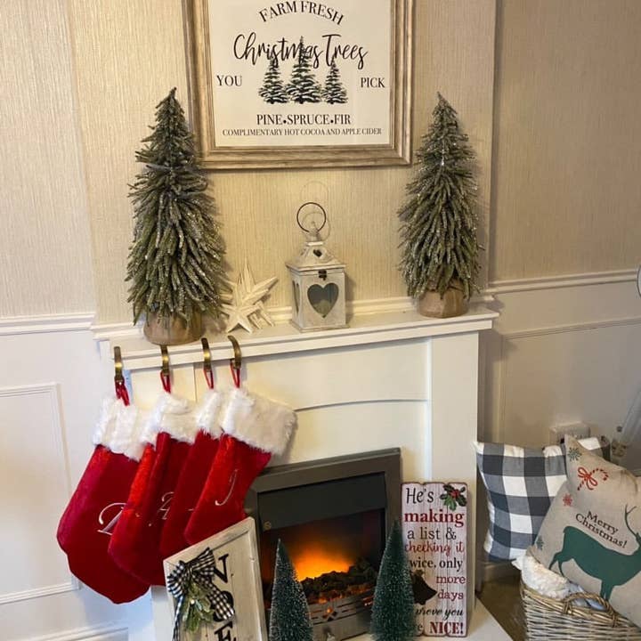 New Farm Fresh Christmas Trees You Pick Christmas Seasonal Wall Home Decor Print for wholesale by WinsterCreations™