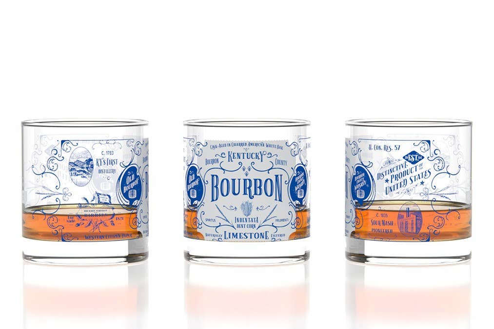 Well Told - Wholesale Cocktail/Liquor Glass - Kentucky Bourbon - Origins - Whiskey Rocks Glass - 11 oz0