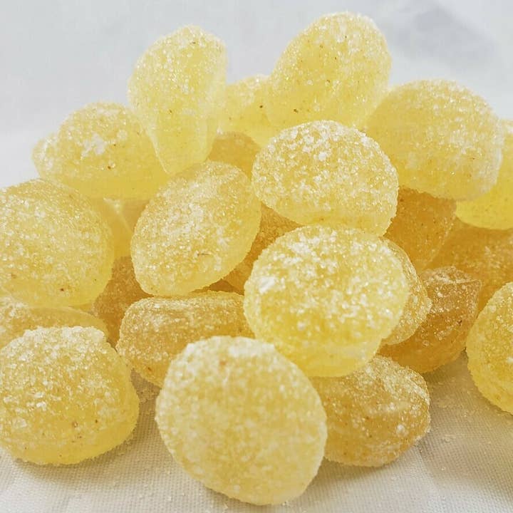 Orange Ghost Chili Spicy Hard Candy Drops, 4.5 oz. for wholesale by Chesebro's Handmade Confections and Candy