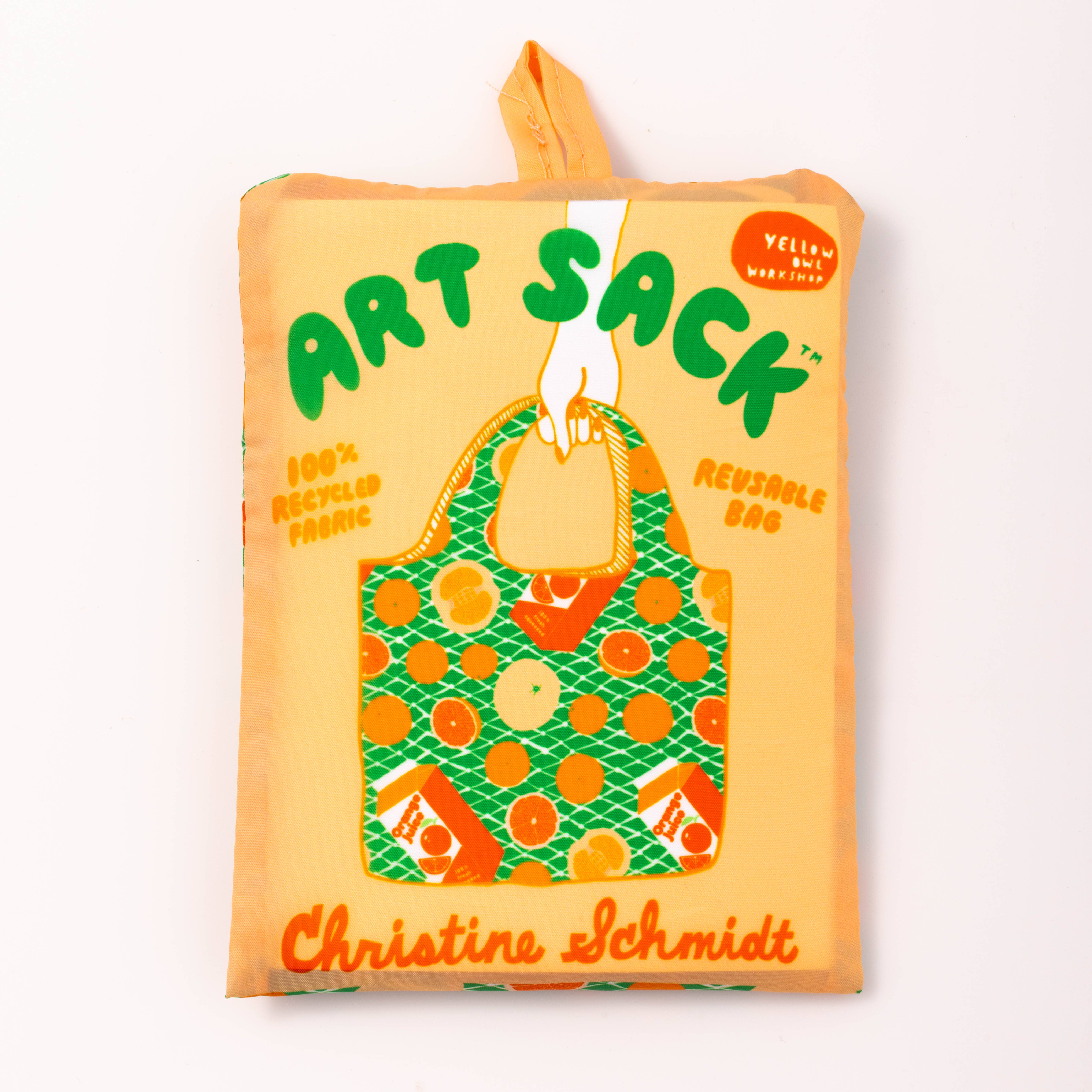 Yellow Owl Workshop - Wholesale Grocery/Shopping Bag - Oranges Art Sack® - Eco-Friendly Reusable Fruit Tote Bag2