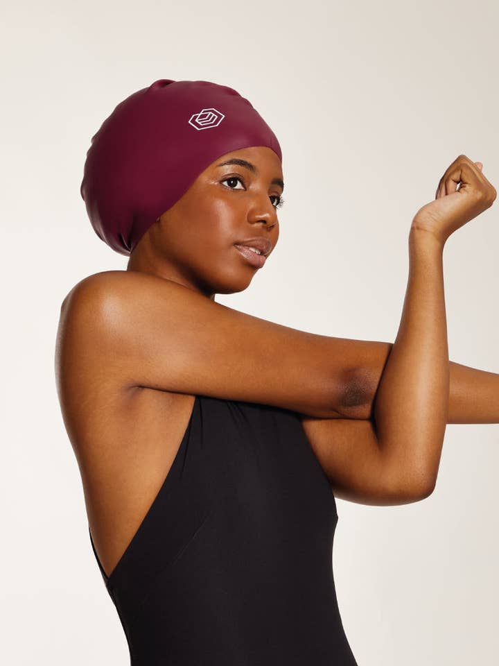 SOUL CAP – Großhandel Badekappe – Unisex – Voluminöse Schwimmkappe für Erwachsene – für langes, lockiges und volles Haar7