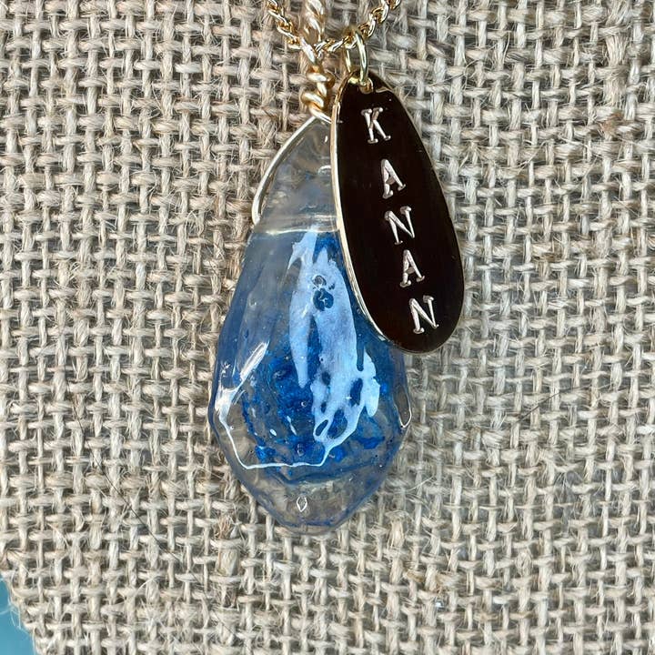 BlueButterflyBazaar – Großhandel Kette mit Anhänger/Charm – Kanan Jarrus' Kyber Kristall Halskette Star Wars Geschenk