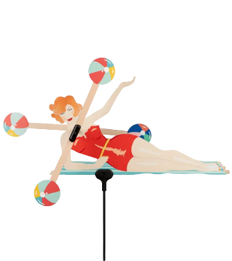 Les Ritournailes - Wholesale Outdoor Ornament/Decor - A set of our poetic weathervanes - Free pack4