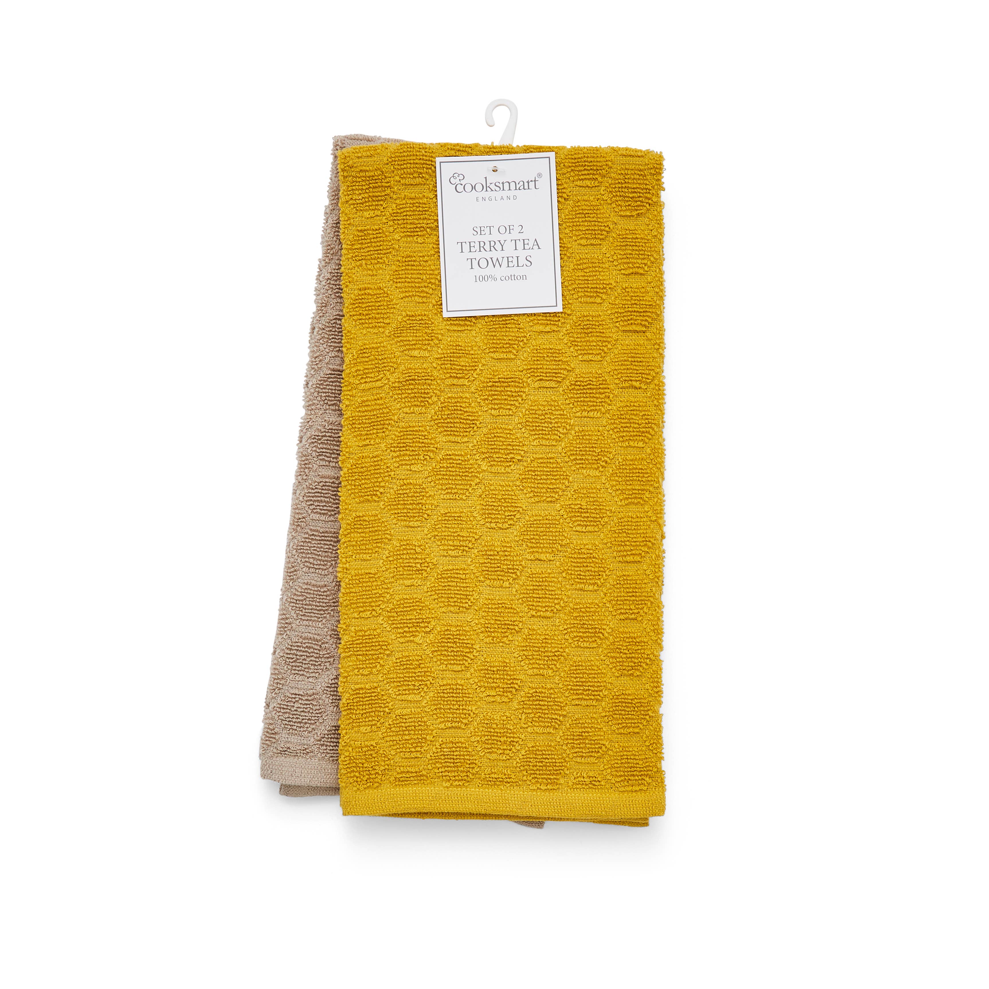 Multi 2 Pack Terry Tea Towel - Honeycomb Terry Collection for wholesale on Faire0