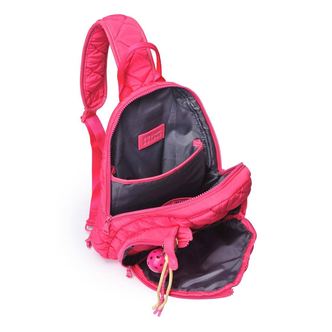 Sol and Selene - Wholesale Backpack - Women's - Match Point - Quilted Puffer Pickleball & Paddle Tennis Sling Backpack19