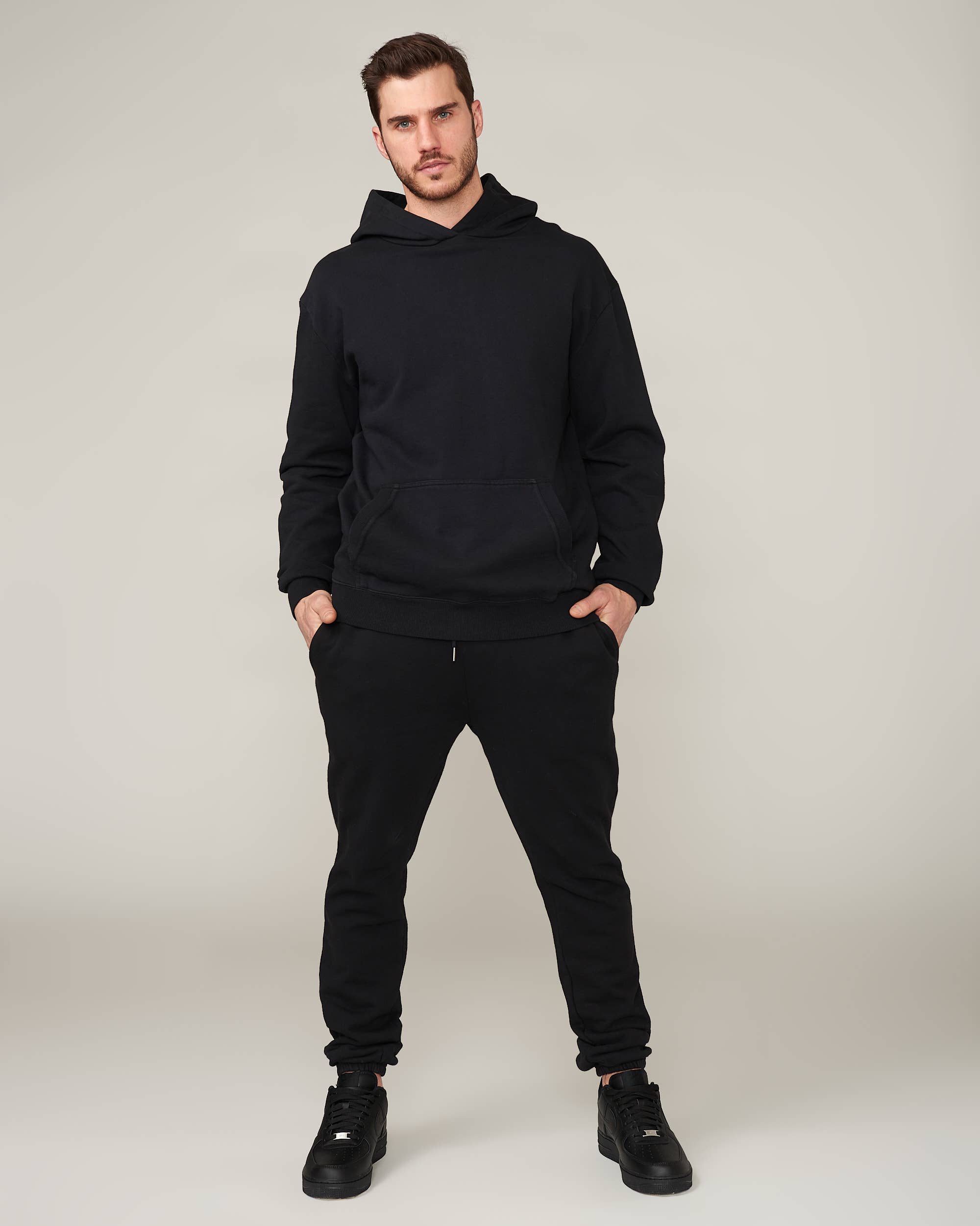 Tourn - Wholesale Athletic Sweatpants/Joggers - Men's - Miles French Terry Jet Black Jogger3