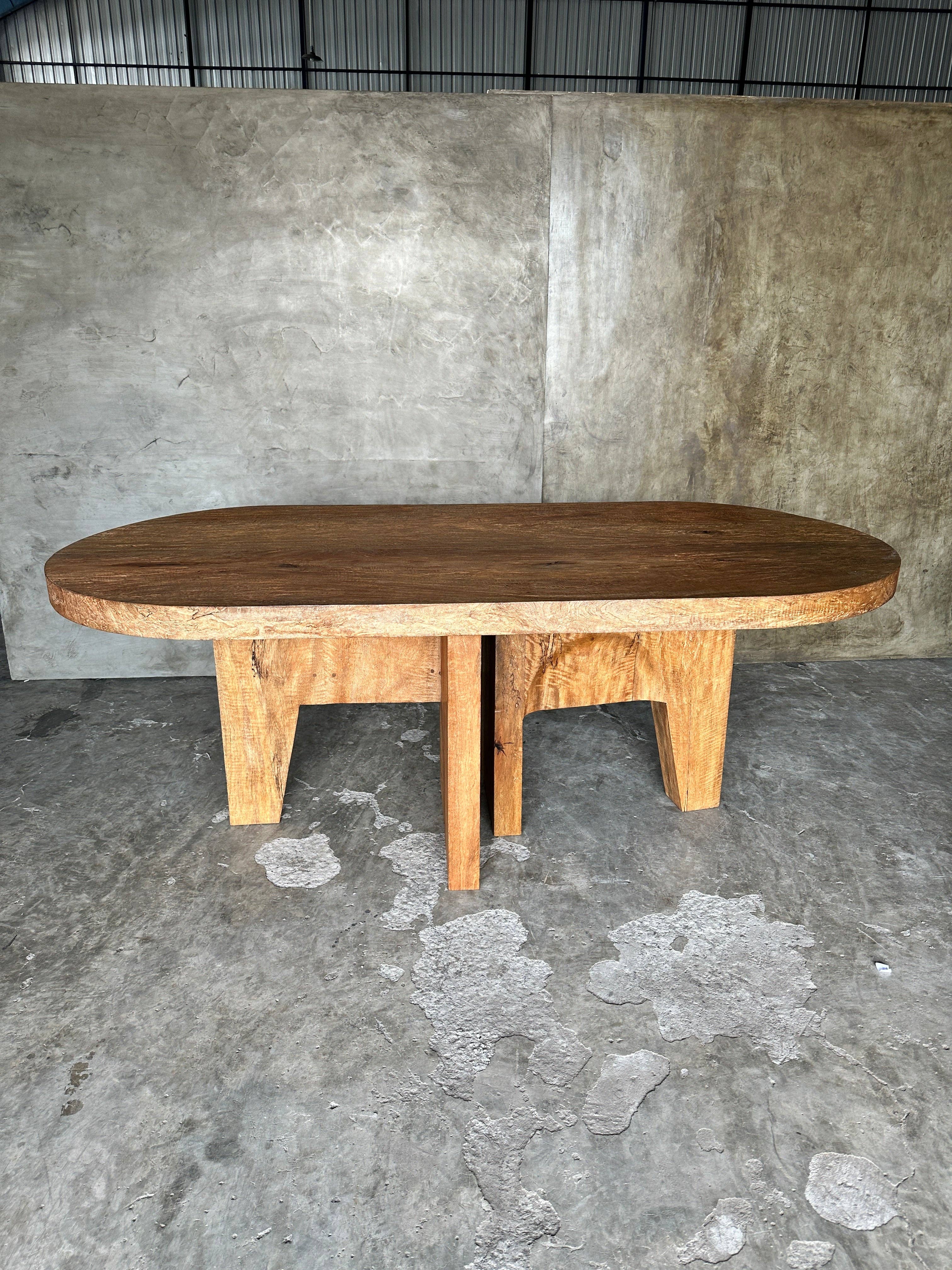 Office Objets - Wholesale Coffee Table - Massive mango wood table 2m10x1m79