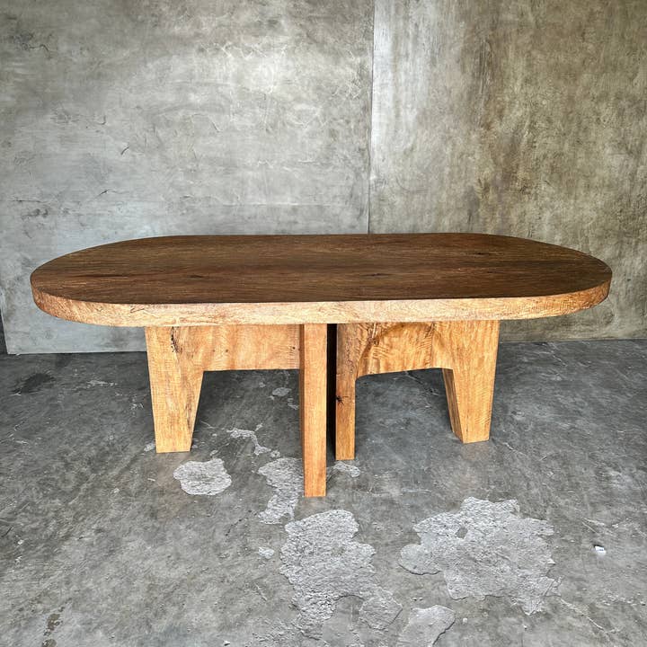 Office Objets - Wholesale Coffee Table - Massive mango wood table 2m10x1m79