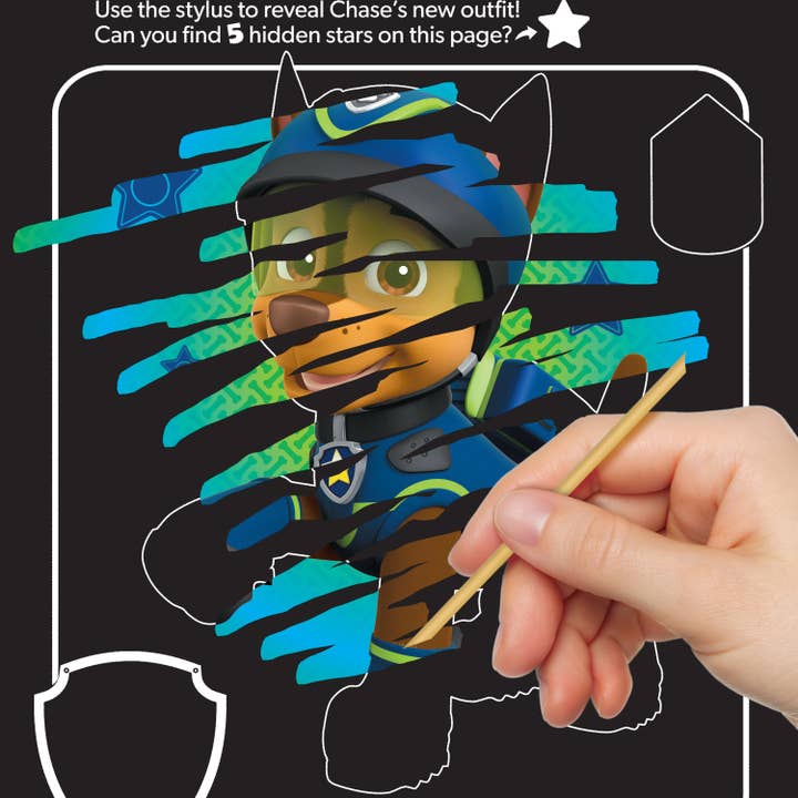 Hinkler Australia - Wholesale Colouring book – Child & baby - Scratch Surprise Paw Patrol1