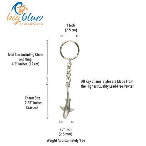 Big Blue by Roland St John – Engroshandel Nøglering - Unisex – Reef Shark nøglering, haj nøglering, gaver til dykkere7