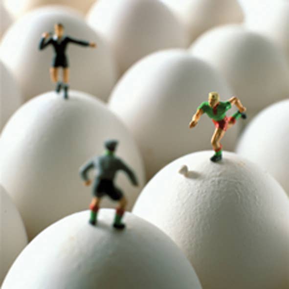 Football blank card for wholesale by Inky Blue Ltd t/a Holy Mackerel