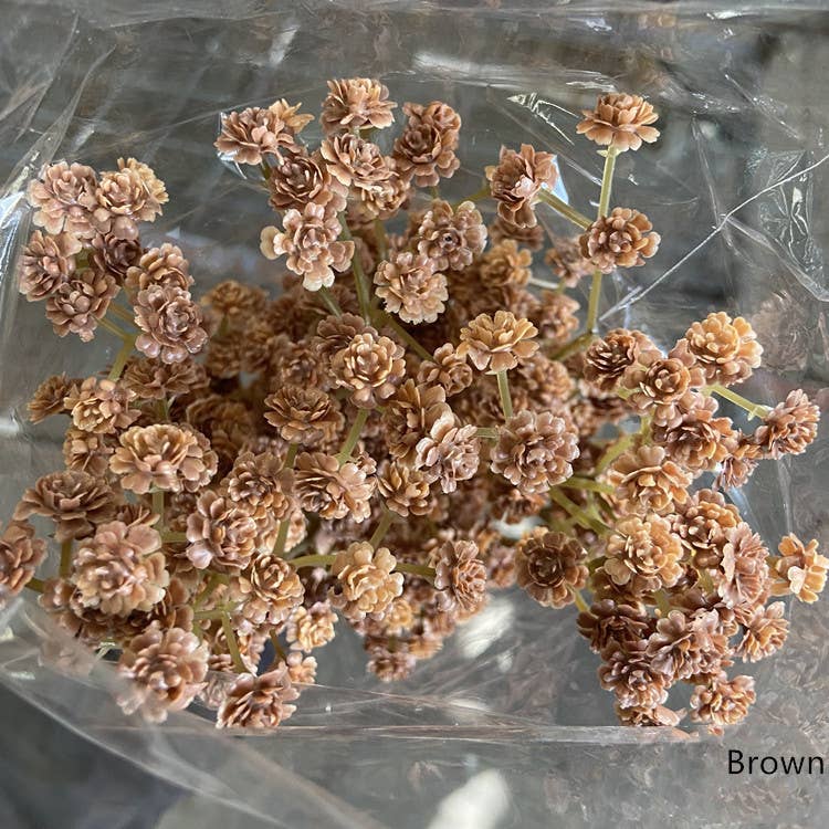 Sweet Home Deco - Wholesale Artificial Flowers -  24''T Soft Touch Realistic Babysbreath Stem in Autumn Color8