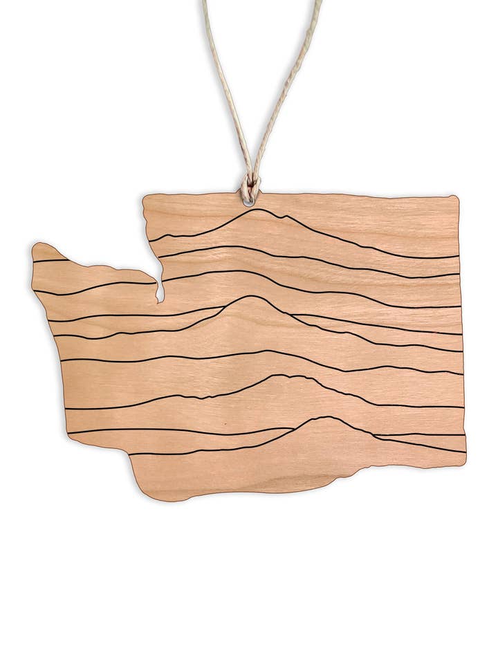 Décoration de Noël des montagnes de Washington pour la vente par Forever Northwest