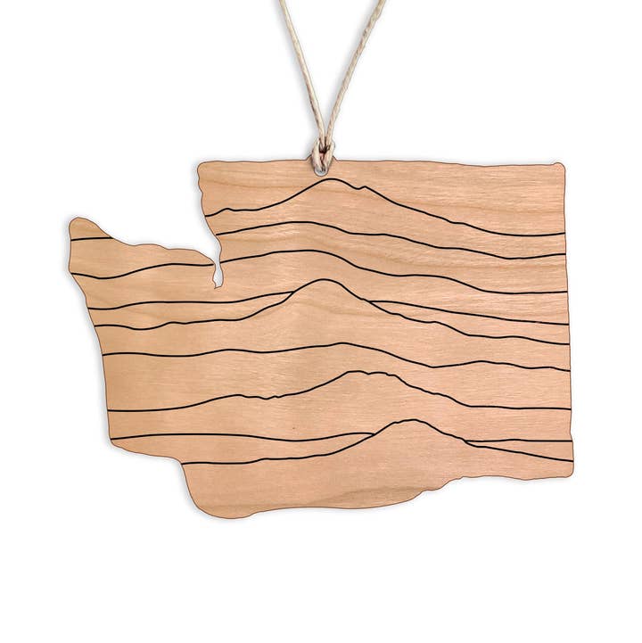 Forever Northwest - Wholesale Ornament - Washington Mountains Christmas Ornament0