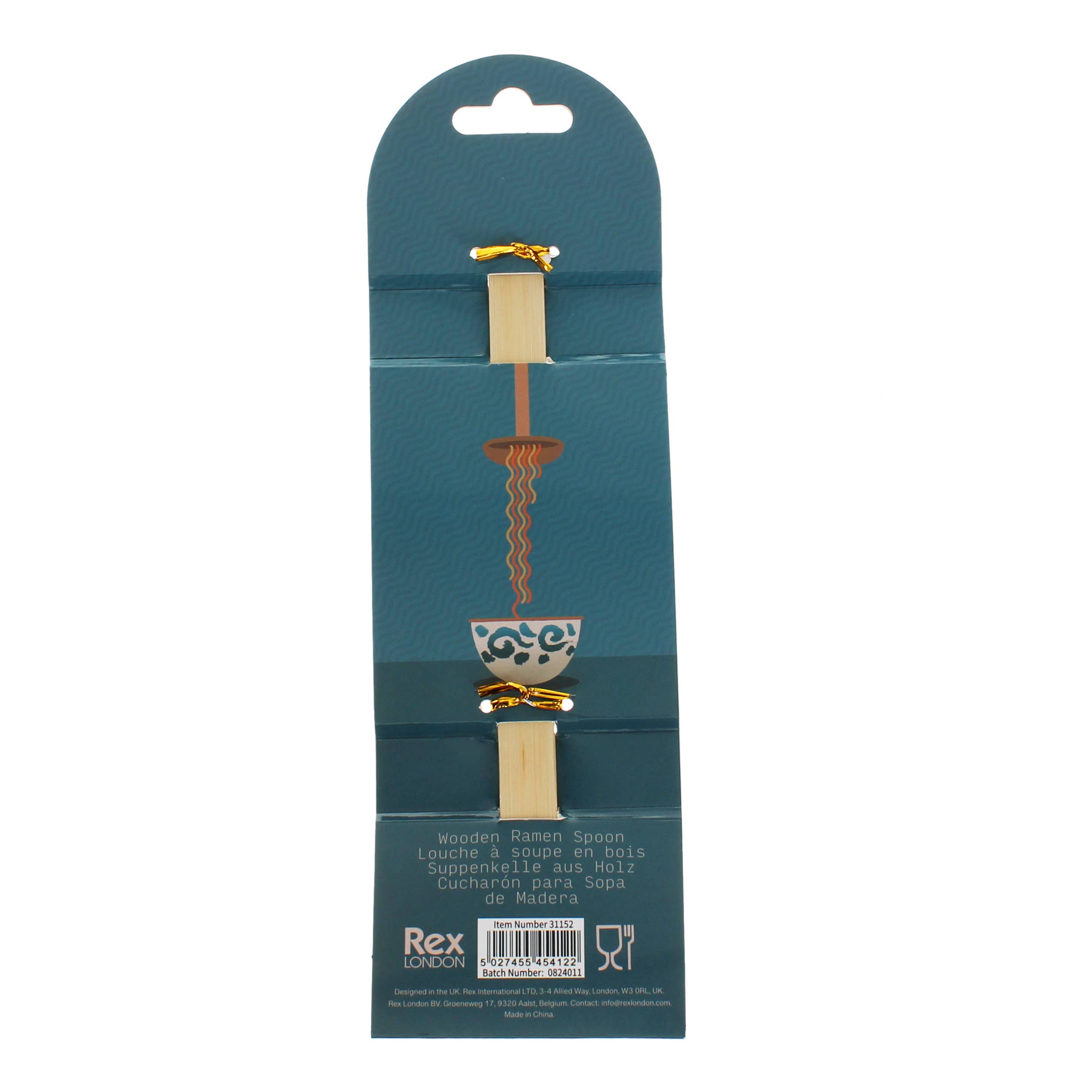 Rex B2B - UK – wholesale Kitchen spoon – Wooden ramen spoon2