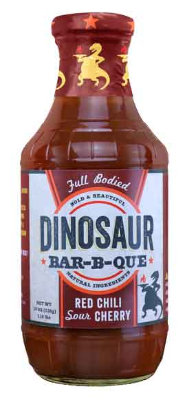 Hudson Meat Company - Wholesale BBQ Sauce - SAUCE BBQ RED CHILI SOUR CHERRY    -    DINOSAUR0