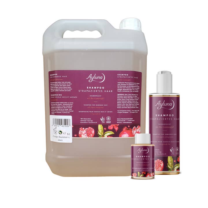 Ayluna Naturkosmetik GmbH - Wholesale Hair Shampoo - Shampoo Damaged Hair Magic Fruit Trial Size1