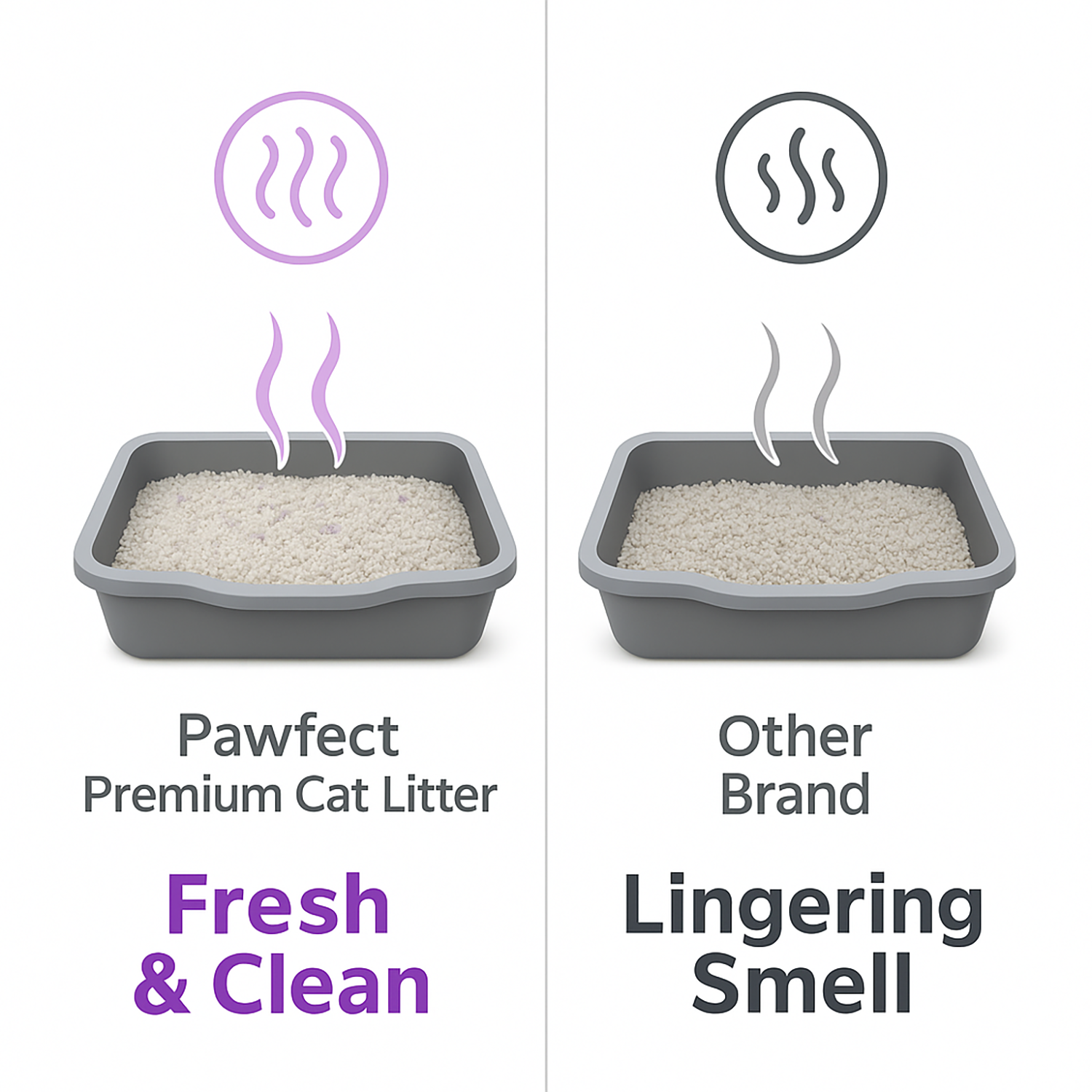 Pawfect Premium Cat Litter – wholesale Cat litter – Lavender Scented Clumping Cat Litter–17.2 lb / 9L, Dust-Free4