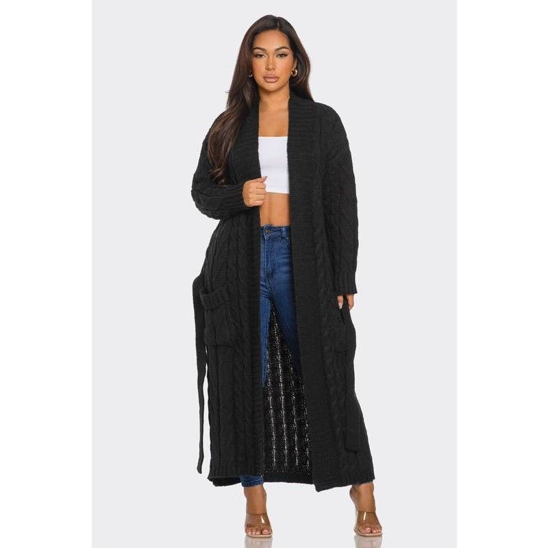 DORCAS – Engroshandel Cardigan - Dame – LOVE KABELSTRIKKET CARDIGAN6