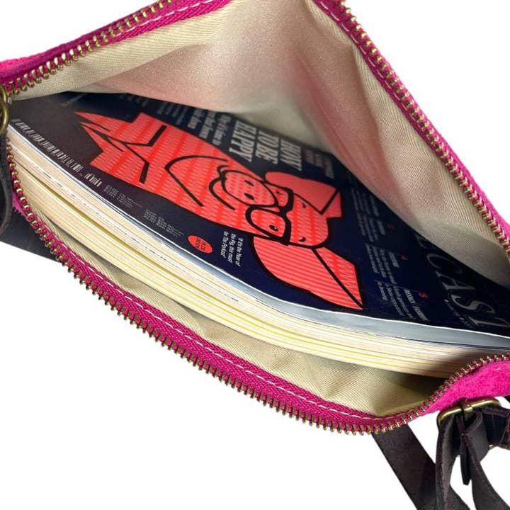 Chenson & Gorett - Wholesale Shoulder Bag - Women's - Italian Suede Leather Crossbody Bag with Zipper13