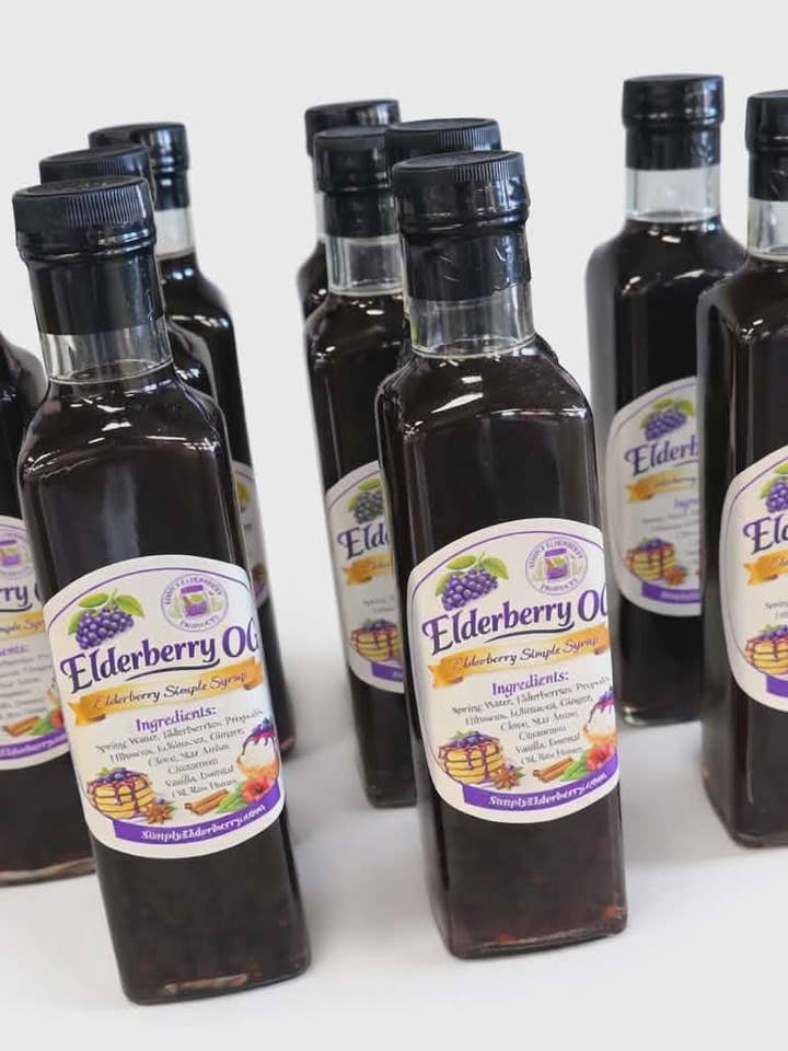 OG Elderberry Syrup – Botanical Syrup 8oz for wholesale by Simply Elderberry Products