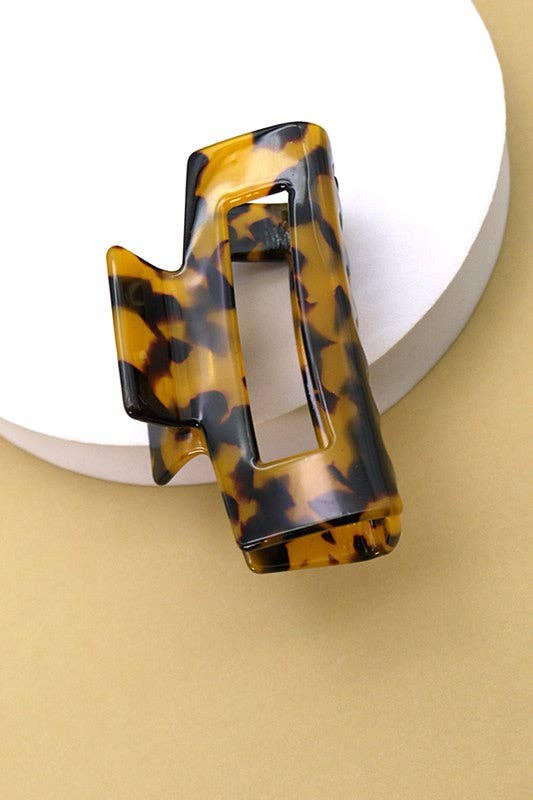 JOSSLYN by wall to wall - Wholesale Hair Clip - Women's - RECTANGLE CELLULOSE HAIR CLAW CLIP | 40H6158