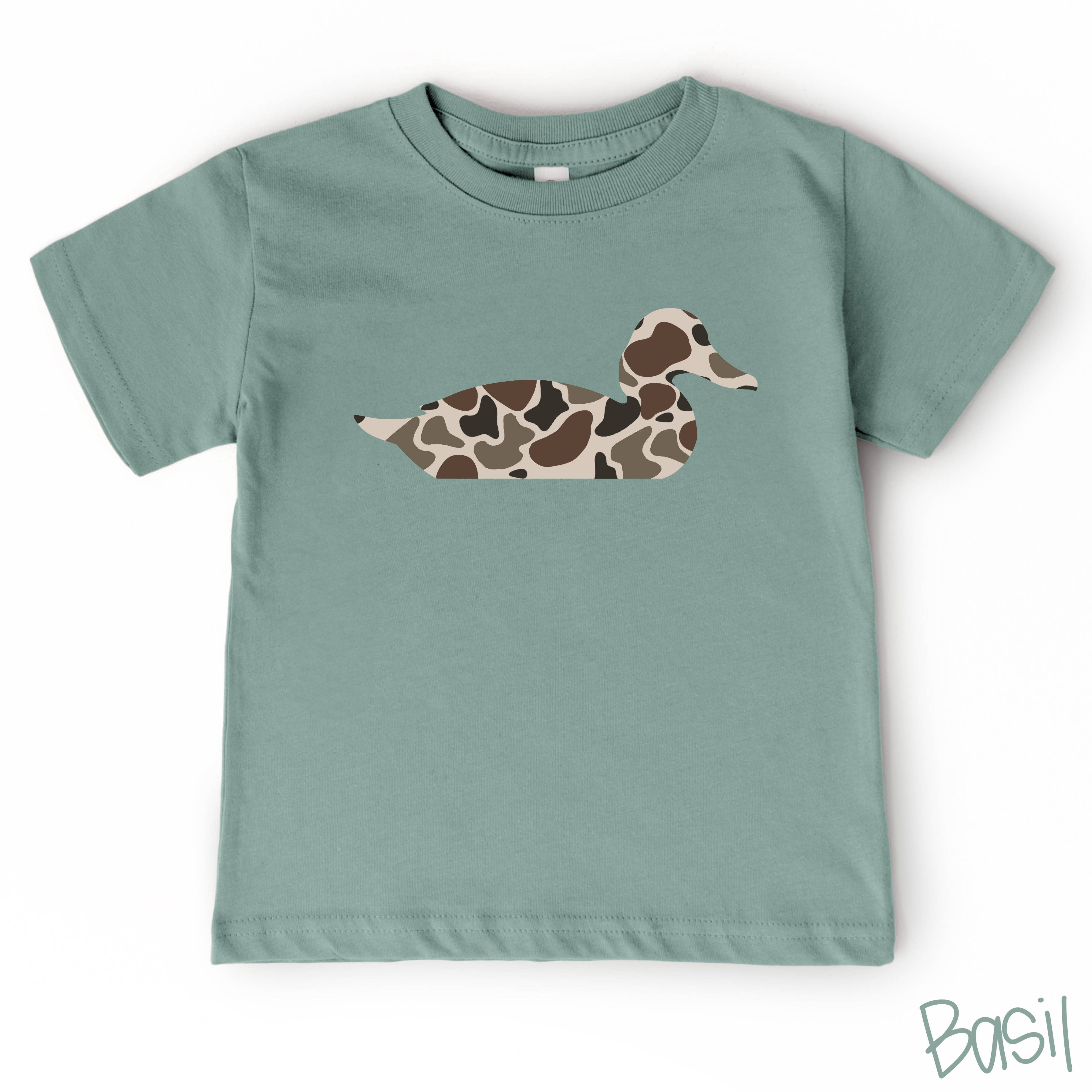Painted Skies - Wholesale Screen Printed T-Shirt - Kids - Camo Duck Hunting Boy Toddler Tee2