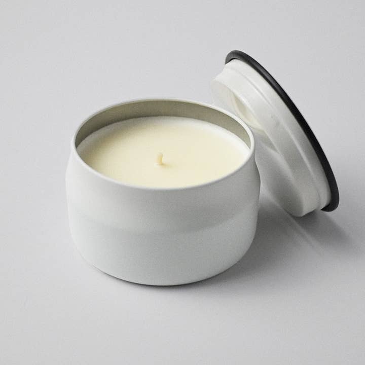 Milkhouse Candle Company - Wholesale Travel Candles - 3.75 oz Traveler Tin Candle: Sweet Tobacco Leaves0