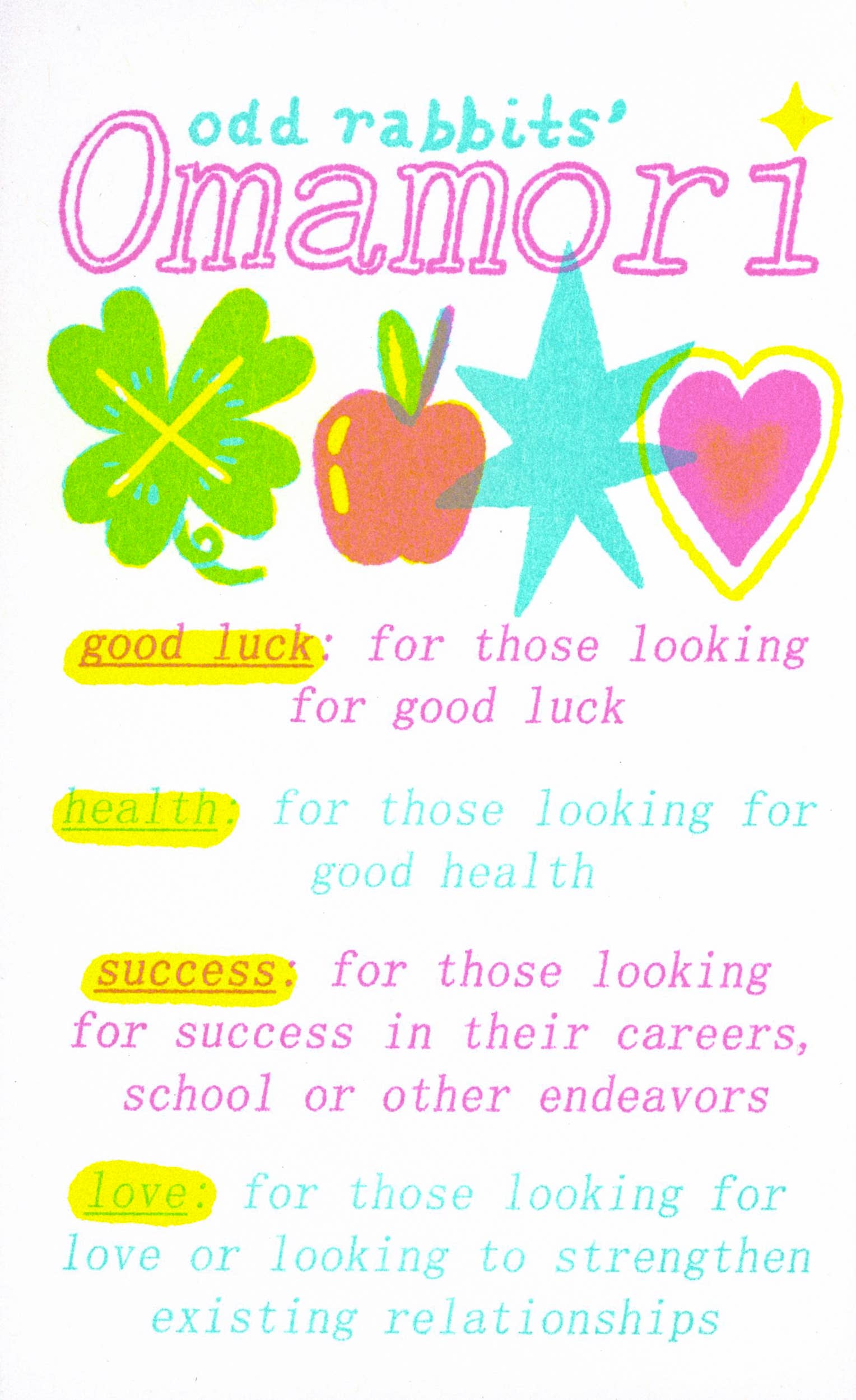 Odd Rabbits - Vente Porte-clés – unisexe - Porte-bonheur Omamori3