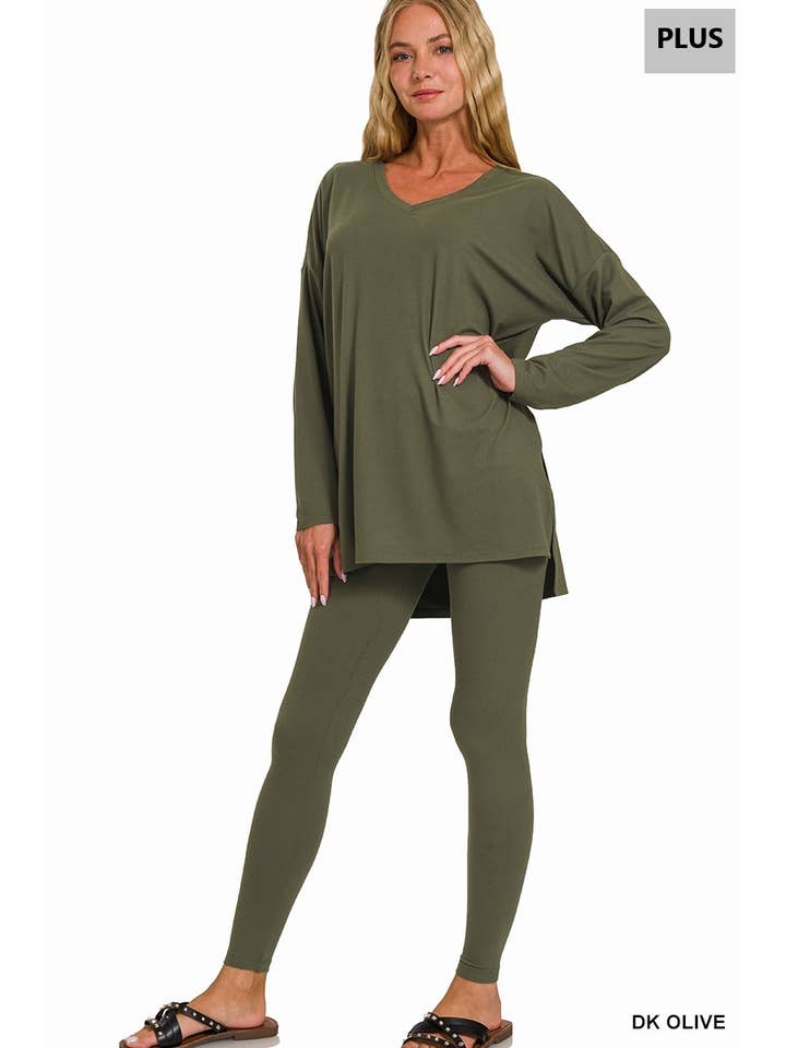 42POPS - Vente Ensemble de vêtements d'intérieur – femme - ".._ Ensemble de détente en microfibre Plus56