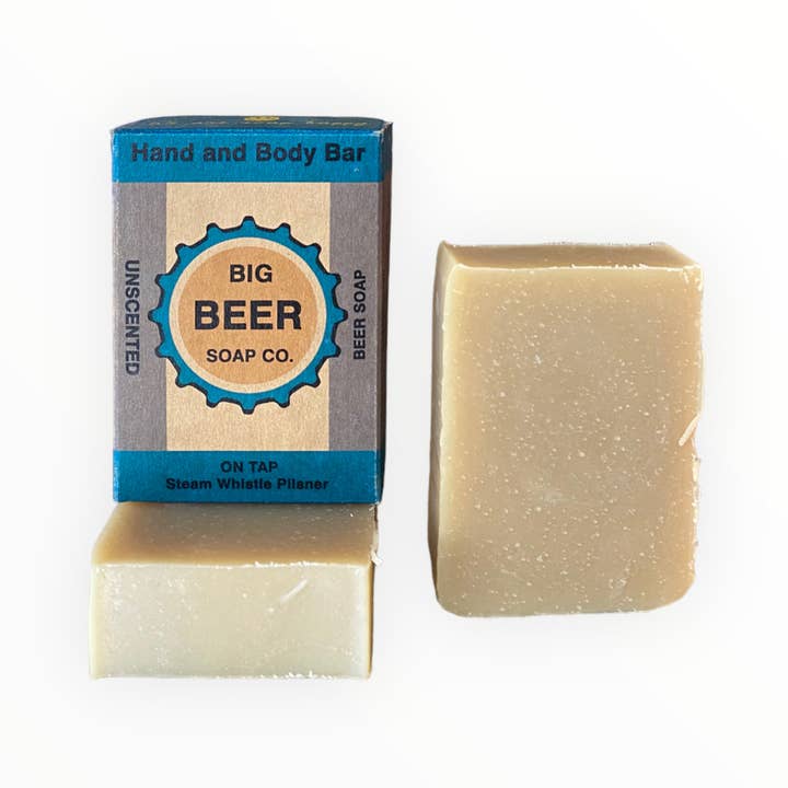 All Natural Soap Hand And Body Bar Unscented for engroshandel hos Big Beer Soap Company