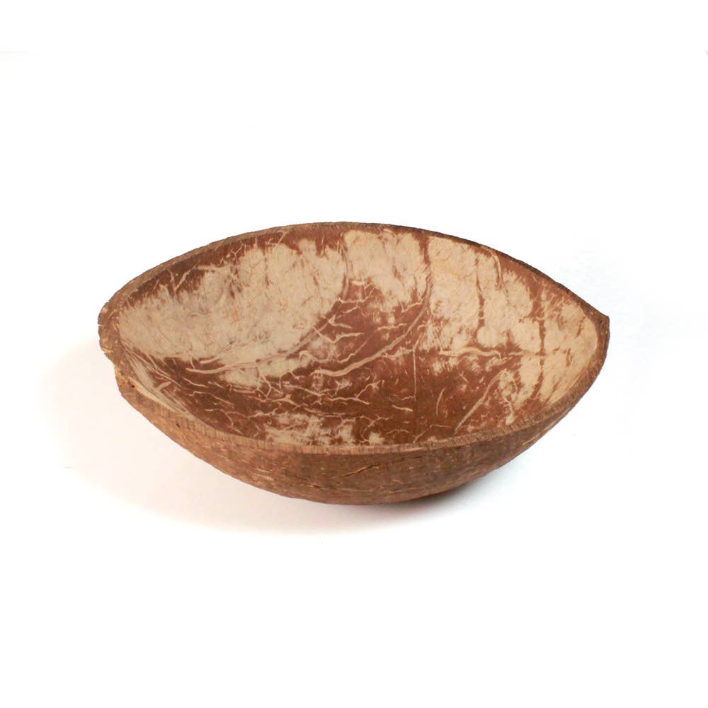Island Soap & Candle Works - Wholesale Decorative Plate/Dish/Bowl - Sliced Coconut Shell 0