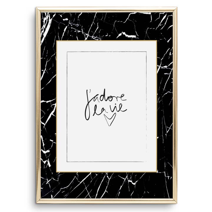 Poster J'adore La Vie per la vendita all'ingrosso da parte di Tales by Jen