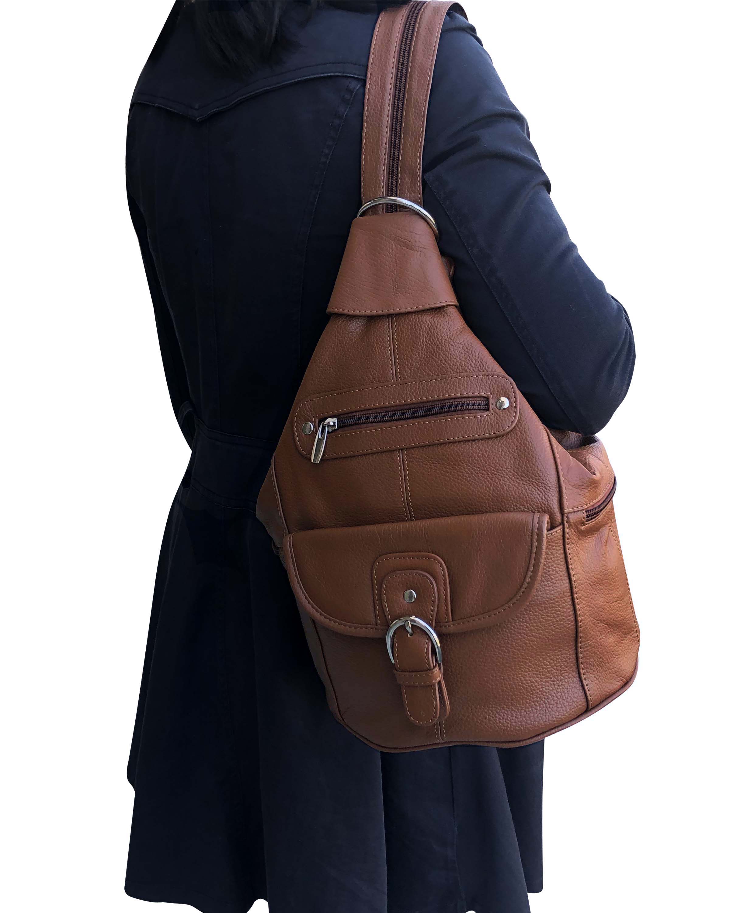 Roma Leathers, Inc. - Wholesale Backpack - Women's - 3611A cowhide leather back pack9