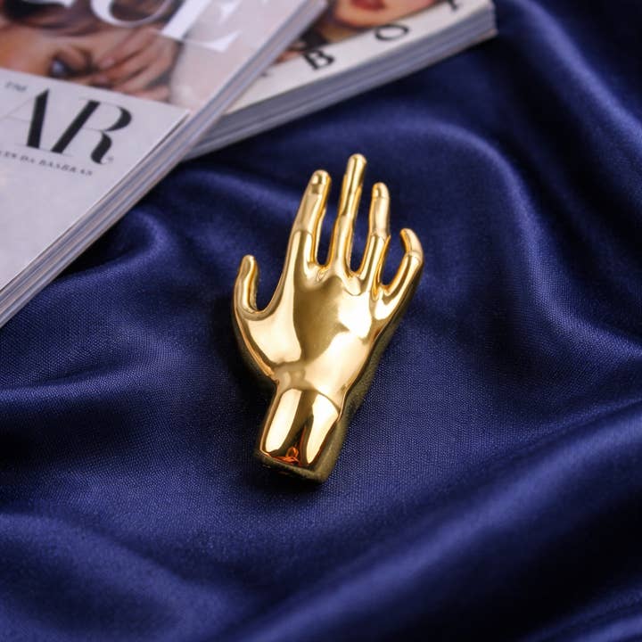 Wild & Free - Wholesale Dangle Earrings - Broche de mano, broche de mano chapado en oro, broche chapado en plata3