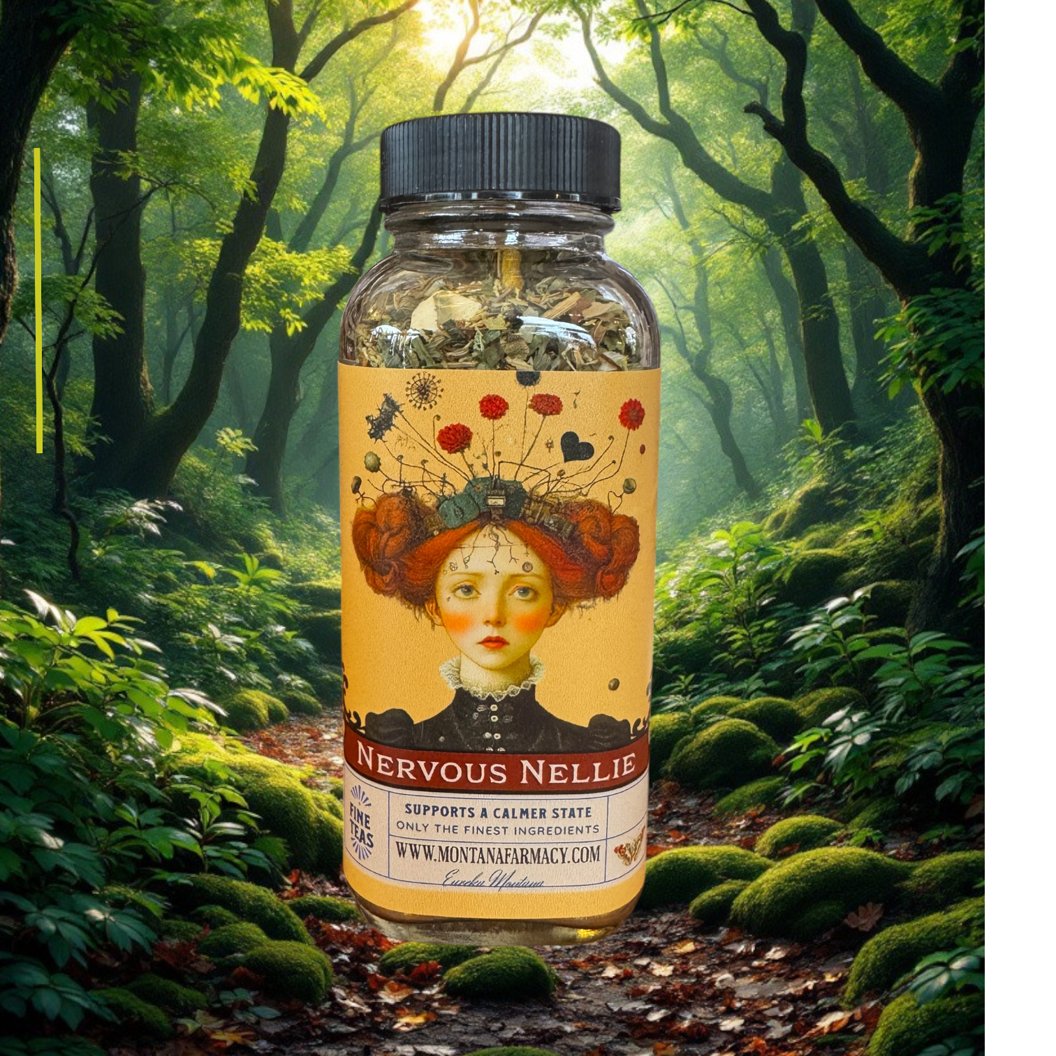 Montana Farmacy - Vendita all'ingrosso Tè sfusi - Tè Lil Miss Nervous Nellie Calm Yer Nerves Worry Wort4