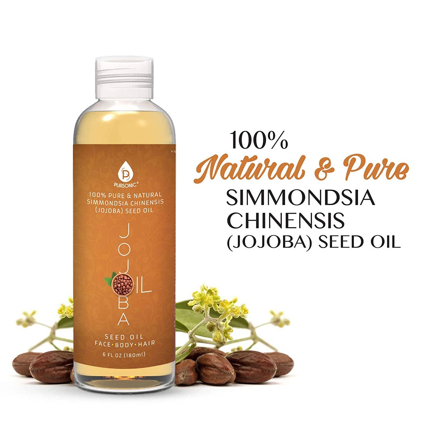 Pursonic - Wholesale Bath/Body Oil - Jojoba Oil 6 Oz3