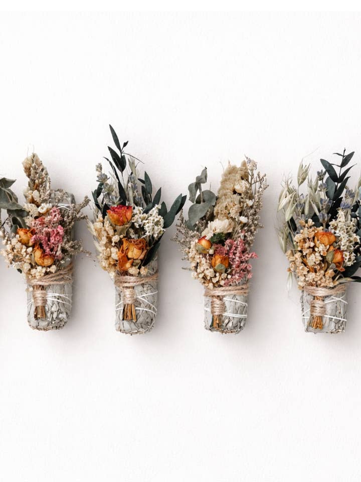 Sauge Blanche & Roses Lavande Eucalyptus Bâtons de Fumigation en Vrac pour la vente par Picki Nicki