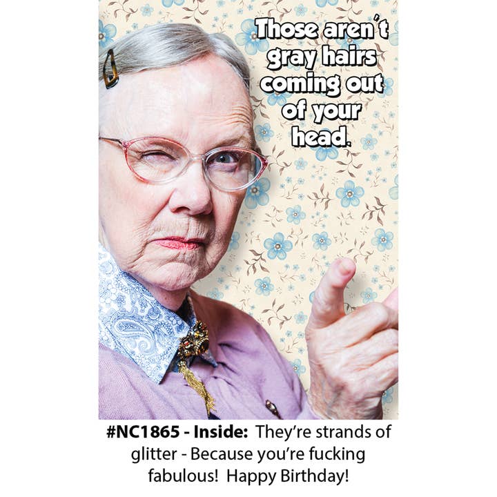 ”Strands Of Glitter” - Födelsedagskort för wholesale av Magik Missile