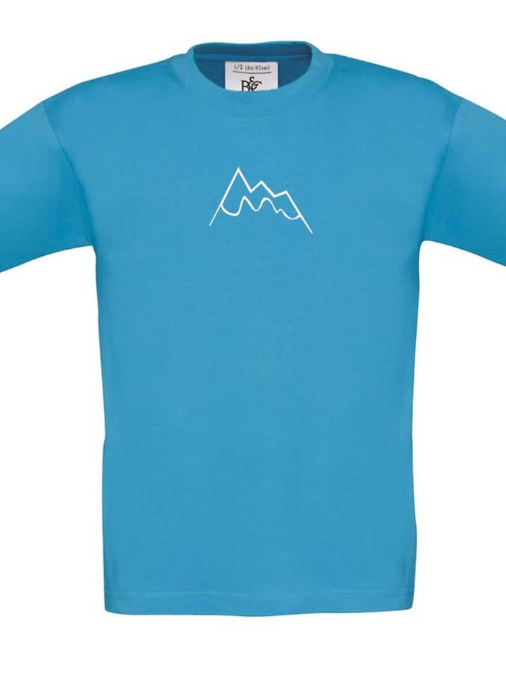 Kids Snowy Mountains T-Shirt for wholesale by Big Bobble Hats