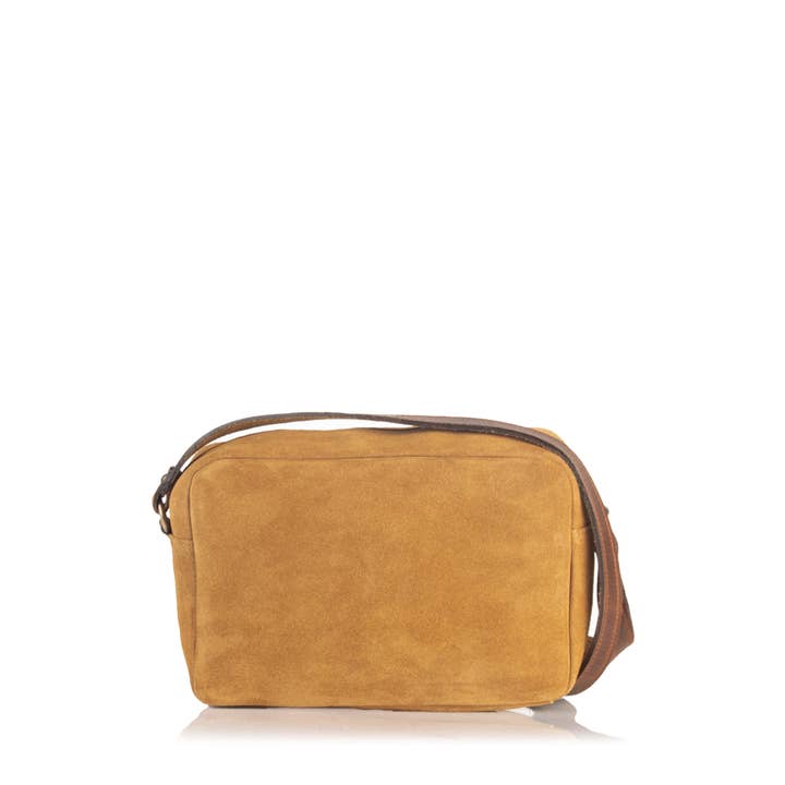 ELENCO – Engroshandel Crossbodytaske - Dame – Lille ruskind crossbody taske
