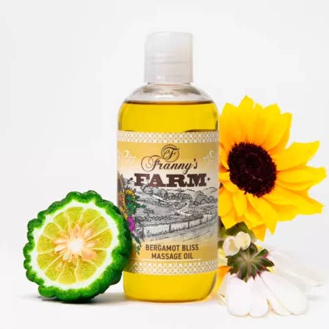 Franny's Farm Bergamot Bliss Massage Oil for wholesale by Franny's Farmacy