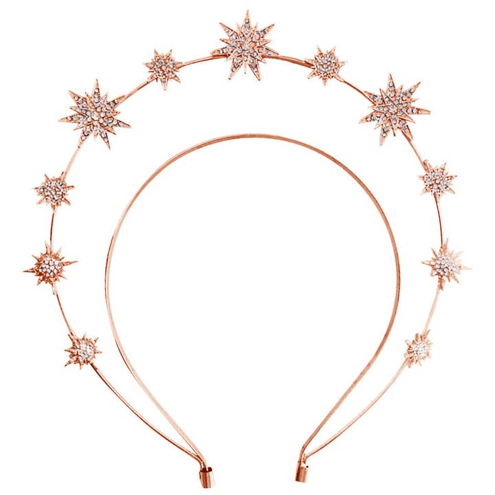 Happy Dream Gifts - Wholesale Tiara - Women's - Stars Goddess Crown Halo Headband Cown Tiara, Boho Headpiece